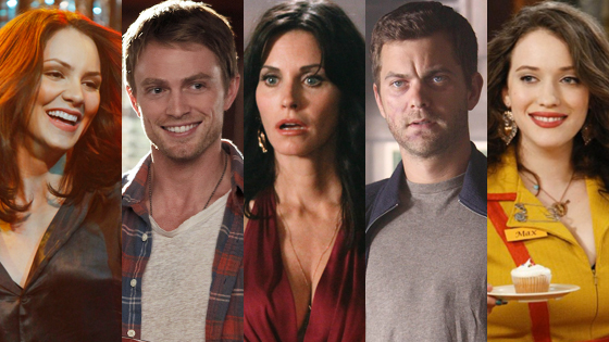 Courteney Cox, Cougar Town, Kat Dennings, 2 Broke Girls, Joshua Jackson, Fringe, Katharine McPhee, Smash, Wilson Bethel, Hart of Dixie Courteney Cox, Cougar Town, Kat Dennings, 2 Broke Girls, Joshua Jackson, Fringe, Katharine McPhee, Smash, Wilson Bethel, Hart of Dixie